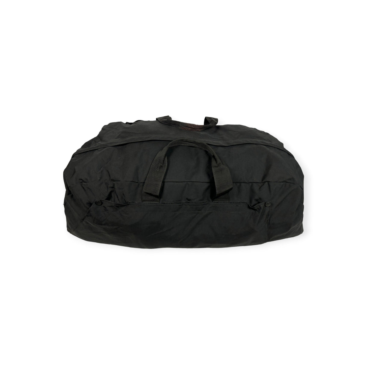 100L capacity Dutch military deployment bag. This army duffle rucksack converts to a backpack and features a hard-bottom for extra protection. It's a military-grade holdall, heavy-duty travel bag, and tactical deployment rucksack in one. With its extra-large capacity, rugged construction, and durable materials, it's perfect for outdoor equipment and travel.