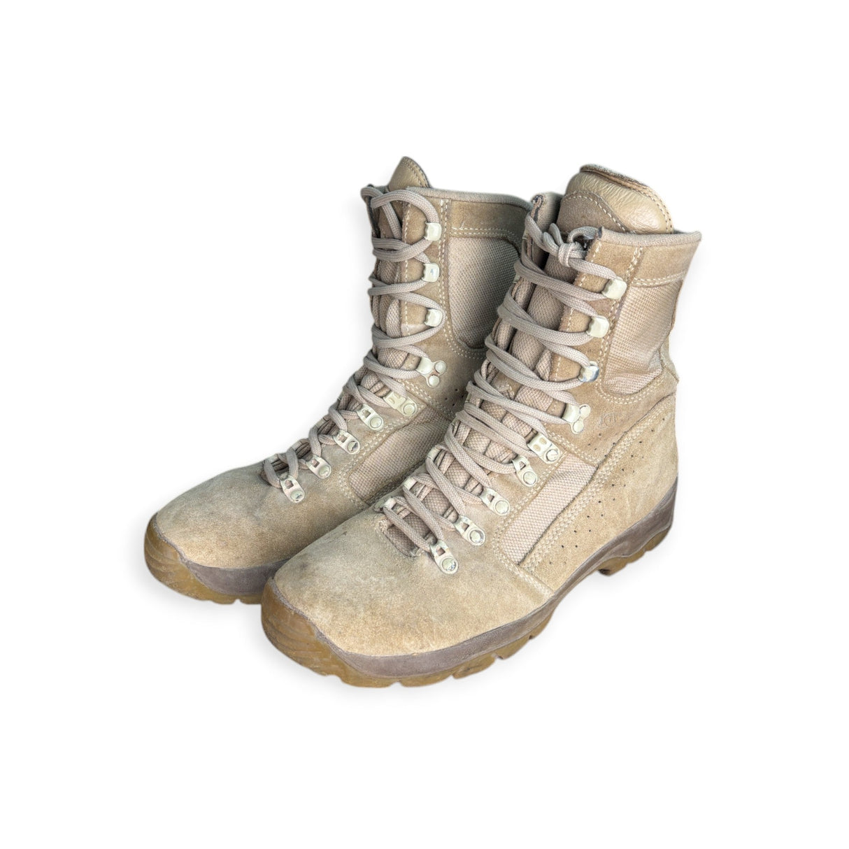 british army issue MIENDL Desert Suede Beige combat Boots