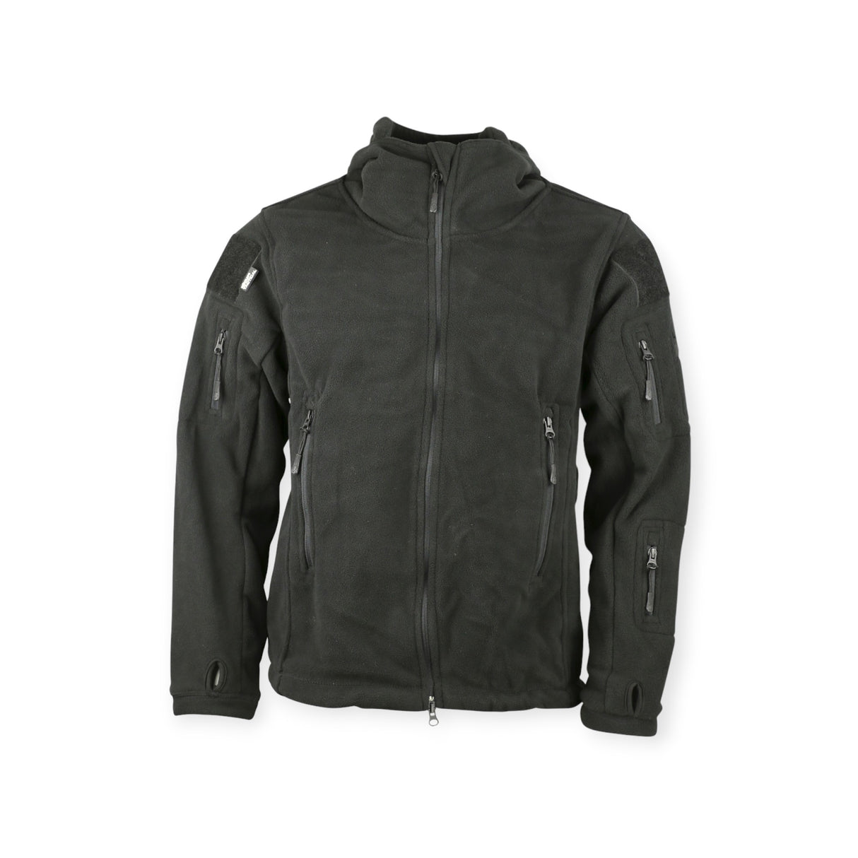 Kombat UK Black Military Style Recon hoodie zip up jumper