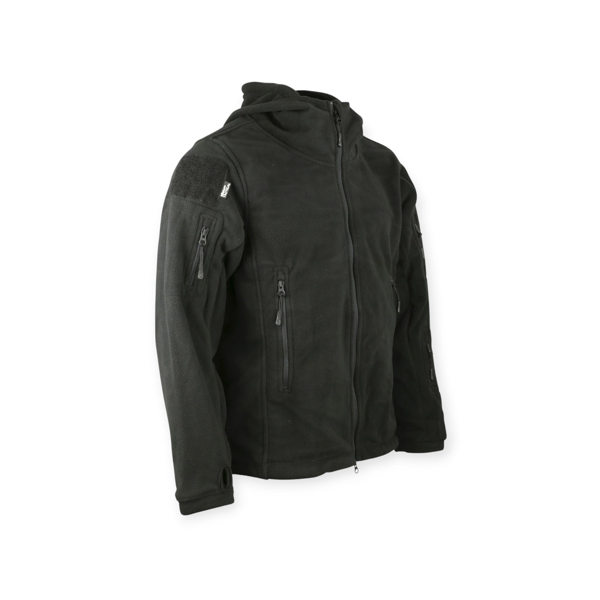 Kombat UK Black Military Style Recon hoodie zip up jumper