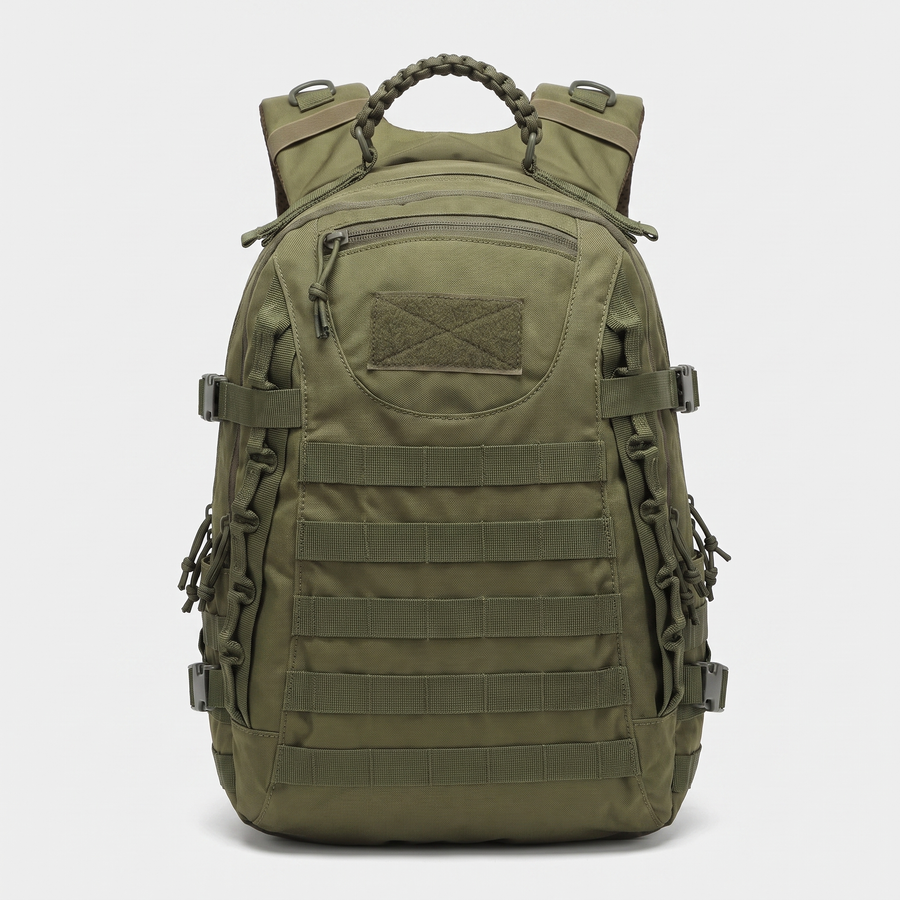 Battalion 38L Tactical MOLLE Rucksack in Olive Green – front