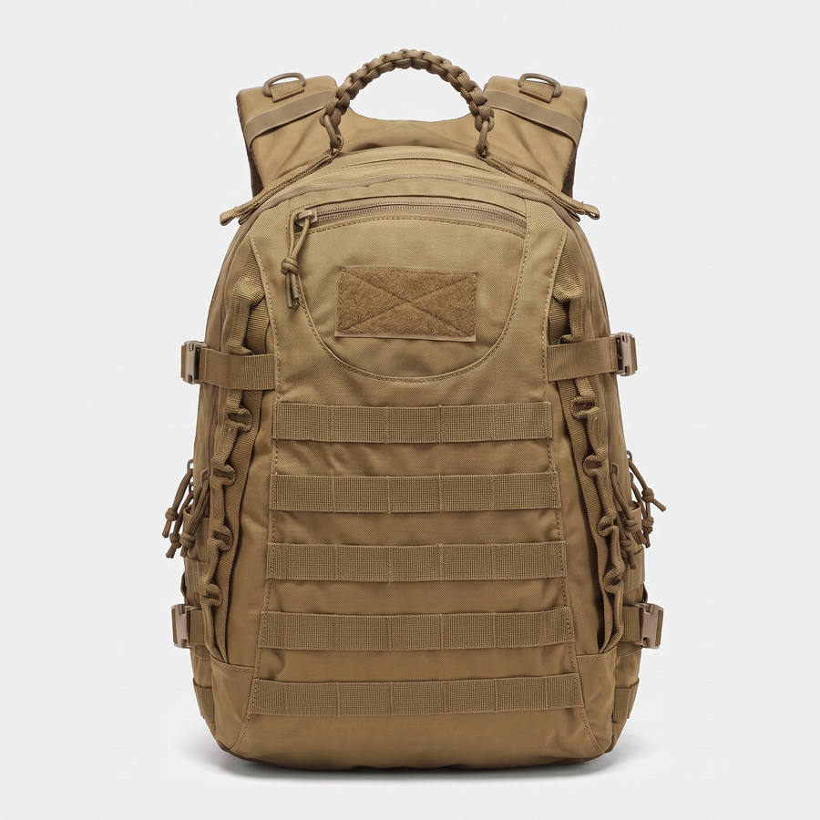 Battalion 38L Tactical MOLLE Rucksack in Khaki – front