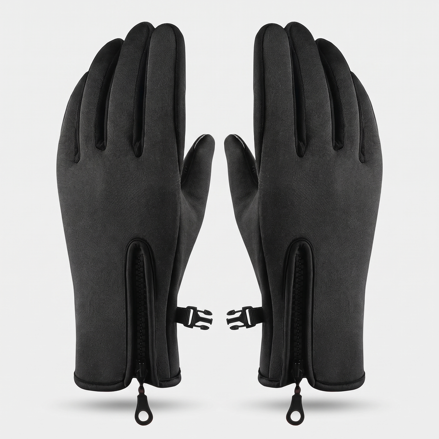 Battalion Touchscreen Winter Gloves in Black – front
