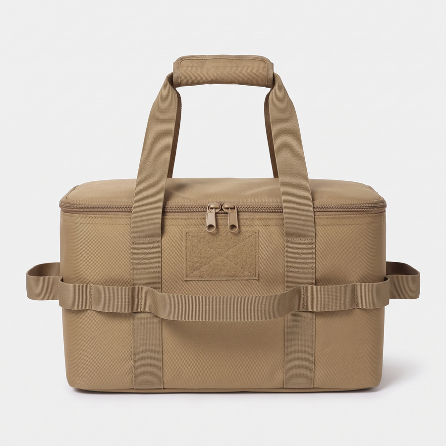 Battalion Camp Kitchen & Gas Canister Tool Bag in Khaki – front