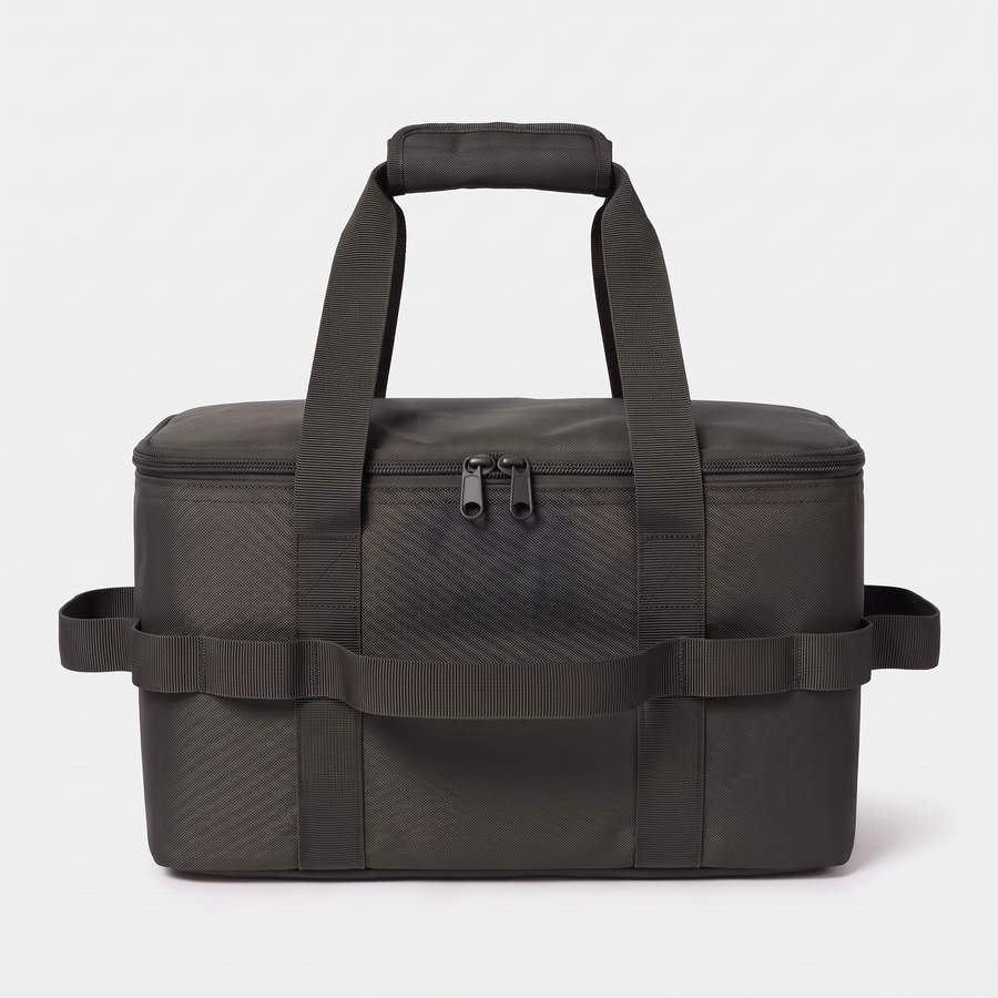 Battalion Camp Kitchen & Gas Canister Tool Bag in Black – front