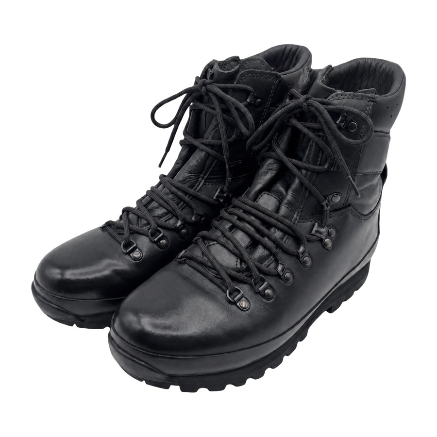 Altberg Defender women's black leather combat boots – British Army surplus