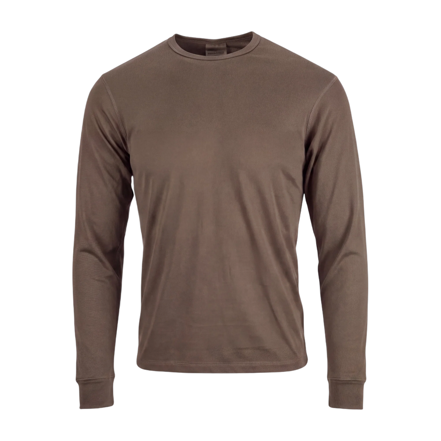 British Army long sleeve thermal base layer top bulk pack of 10 brown Grade 1