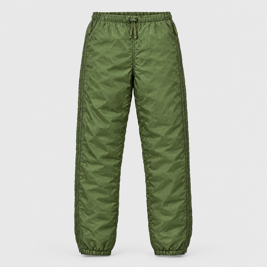 PCS reversible thermal softie trousers olive green