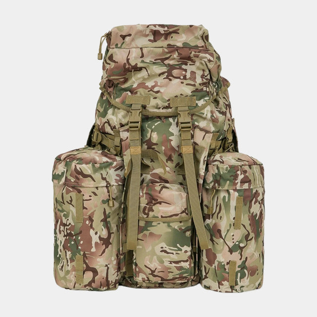 Kombat UK BTP Camouflage 120 litre PLCE Military Bergen Rucksack for military and outdoor use