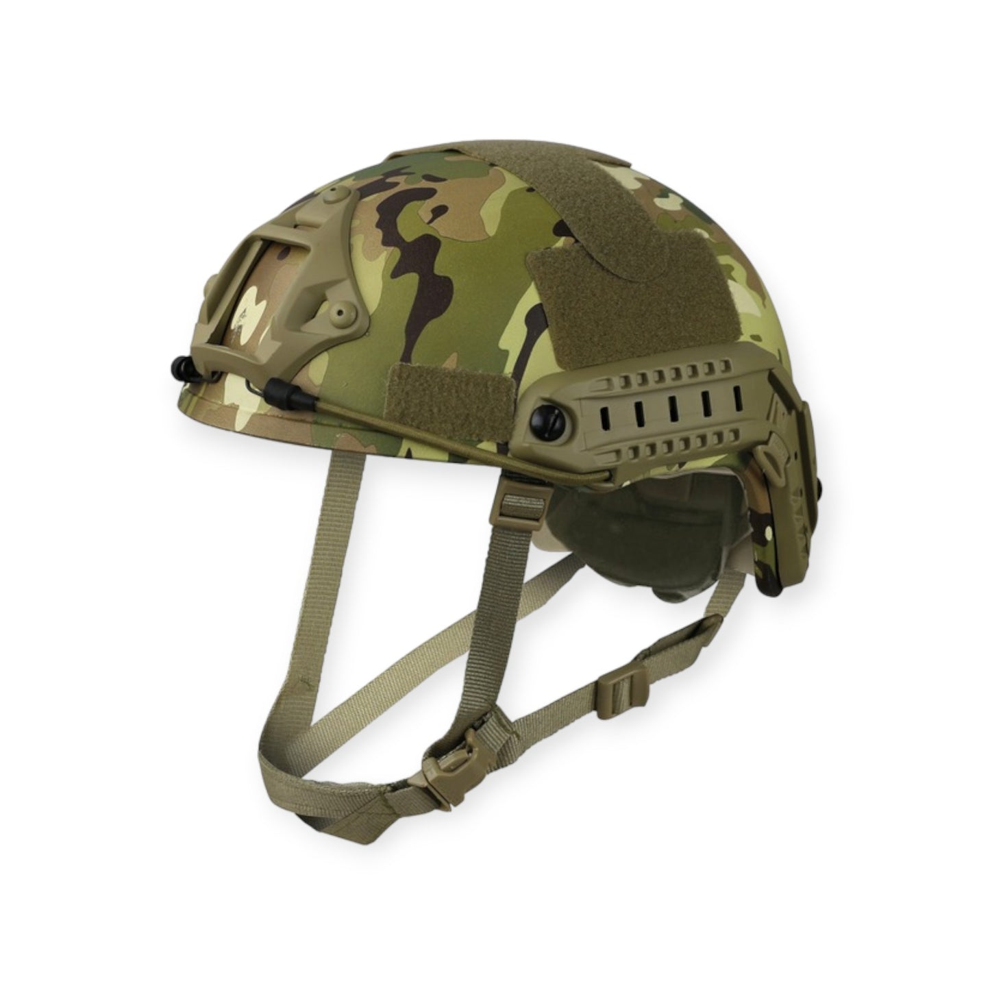 Kombat UK Military style fast helmet replica for airsoft - btp camouflage