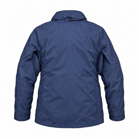 Siamidis Goretex Wet Weather Waterproof Jacket Royal Navy Issue rear view