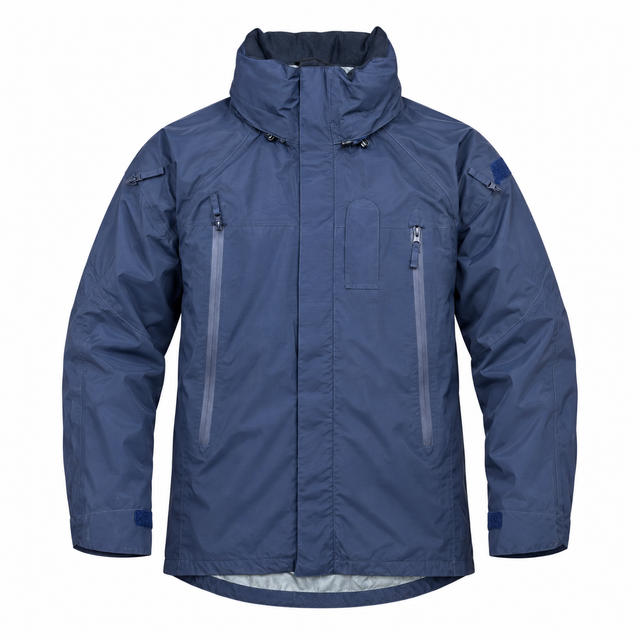 Siamidis Goretex Wet Weather Waterproof Jacket Royal Navy Issue front view