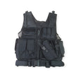 Kombat UK Black Tactical Webbing Airsoft Vest for military personnel 