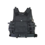 Kombat UK Black Tactical Webbing Airsoft Vest for military personnel