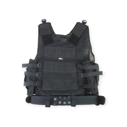 Kombat UK Black Tactical Webbing Airsoft Vest for military personnel