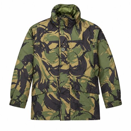 British Army DPM Waterproof Smock Hooded Military Rain Jacket front view