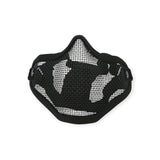 kombat uk black tactical airsoft battle face mask 