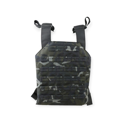 Kombat UK Spartan tacital plate carrier assault tactical vest - btp black camouflage