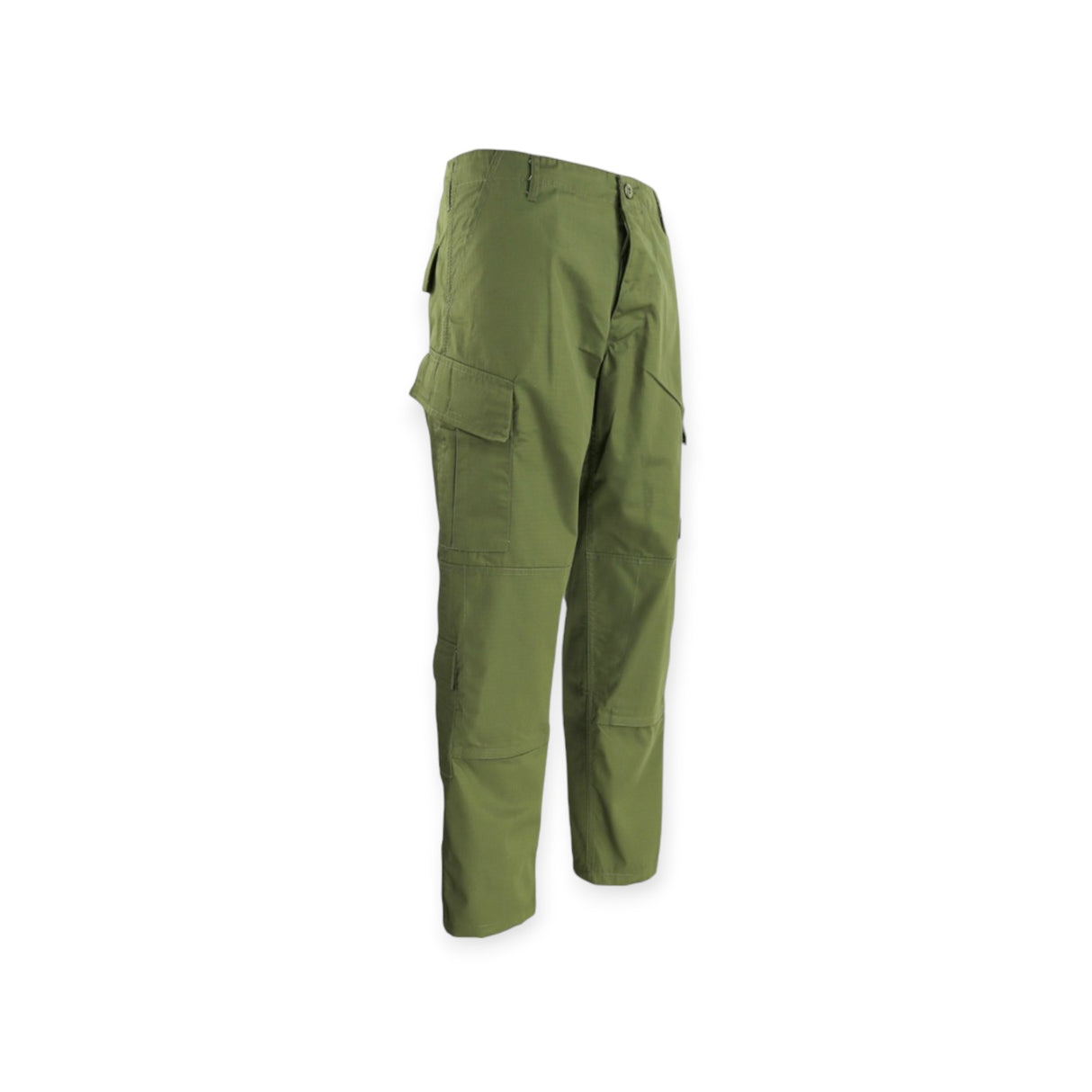 Kombat UK Olive Green Camouflage Cargo Trousers perfect for any outdoor adventures and designed for military and army soldiers