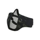 Kombat UK Steel Grid MEsh Recon face combat Mask for airsoft - btp black camouflage