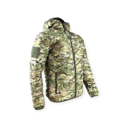 reversible Soft Shell Kombat UK BTP Camofulage / Olive Green Cold Weather Jacket