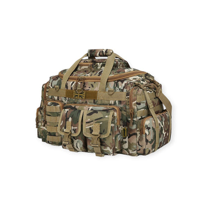 BTP (British Terrain Pattern) Kombat UK Saxon Travel Holdall Bag wi adjustable straps and MOLLE compatible suitable for any deployment, outdoors or camping