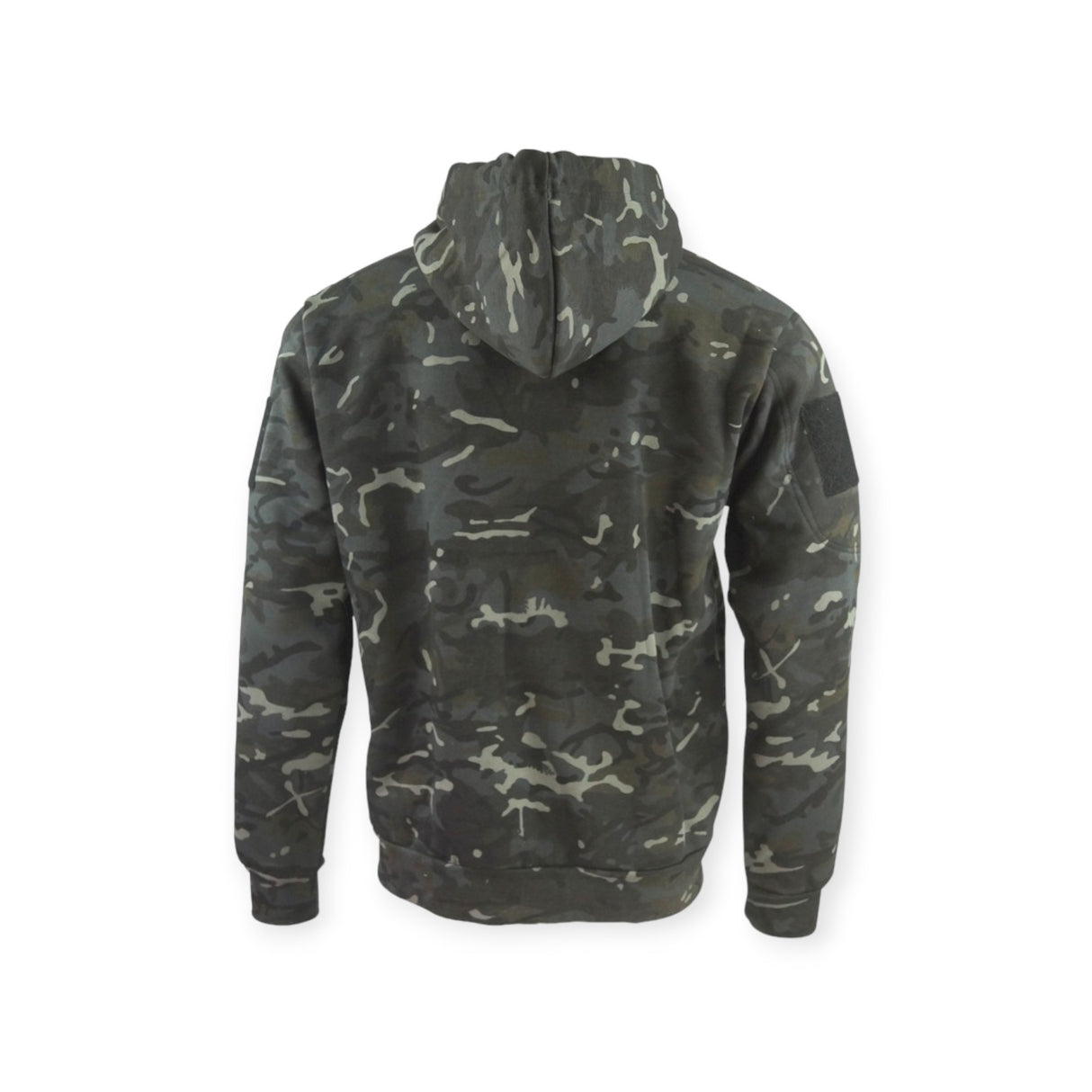 Kombat UK military style Spec-Ops Hoodie in BTP Black Camouflage designed for military, airsoft and all outdoor activities