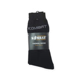 Kombat UK Cotton Thermal Socks size UK 6-11Kombat UK Cotton Thermal Socks size UK 6-11 black