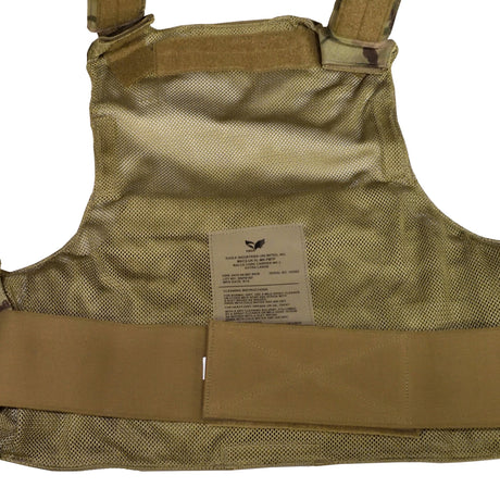British Army BALCS Core Carrier Mk2 MTP tactical MOLLE vest, second view