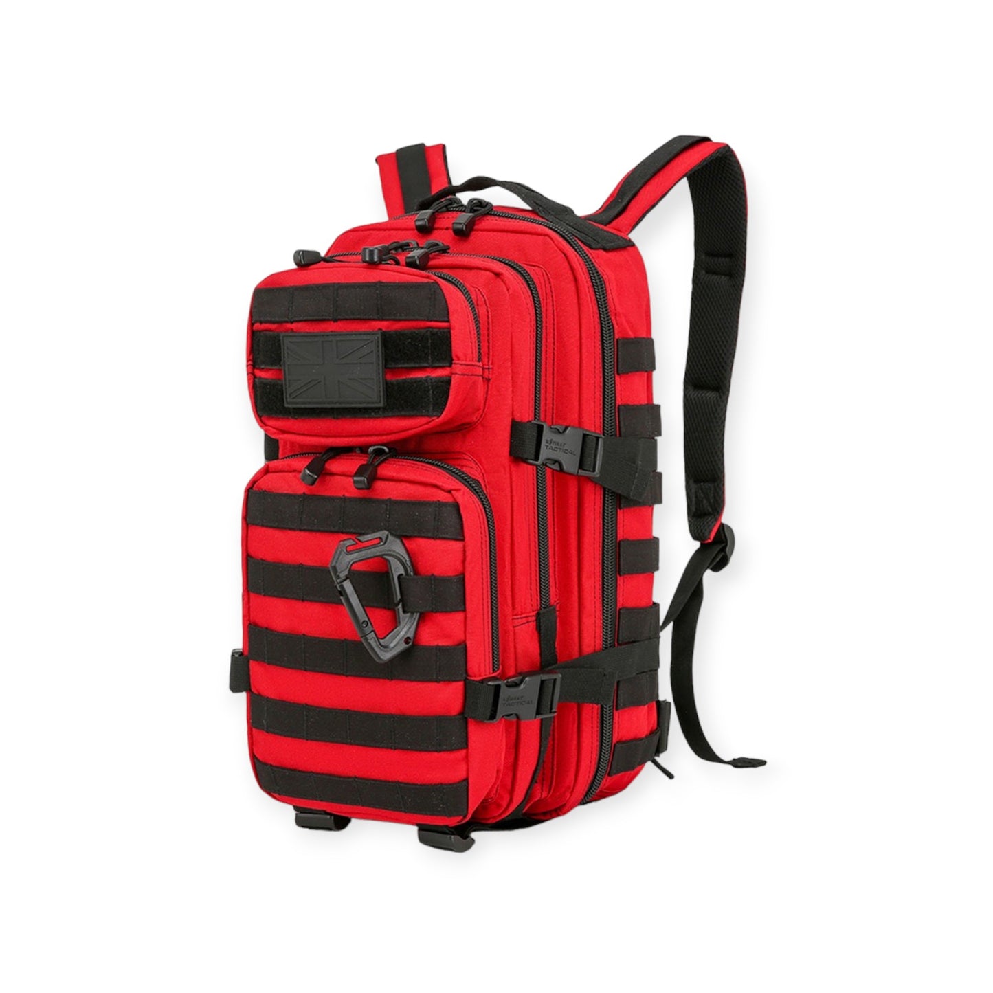 Kombat UK Army 28 litre rucksack small molle backpack - black and red