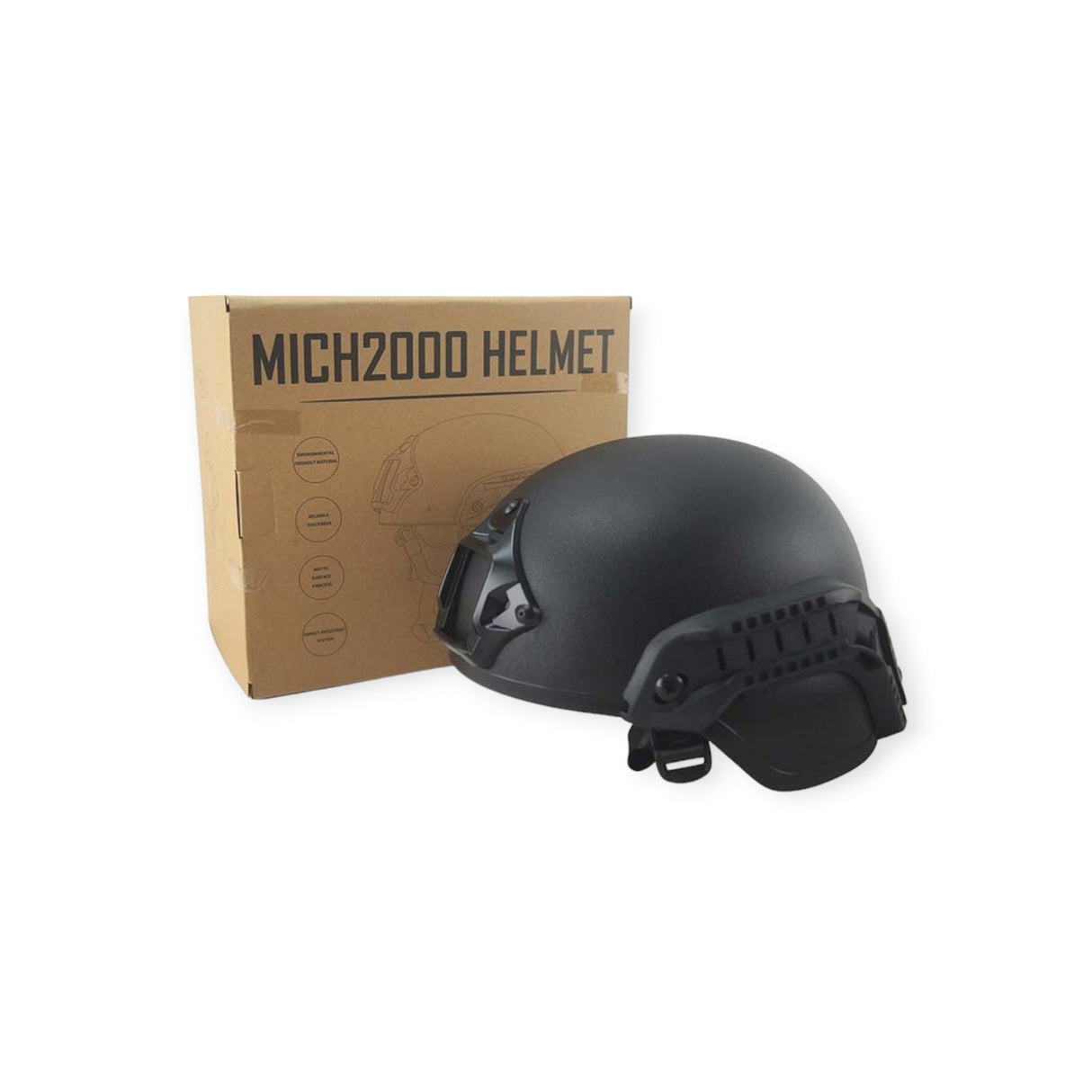 Kombat UK MICH 2000 Tactical Airsoft Helmet - black