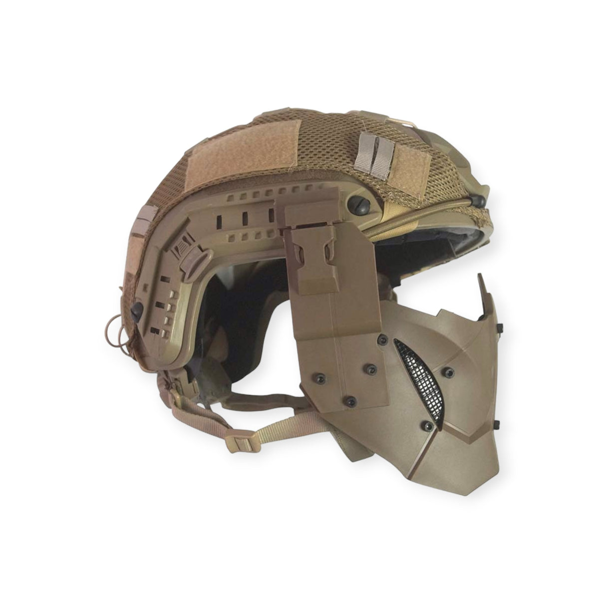 kombat uk iron warrior tactical airsoft mask desert