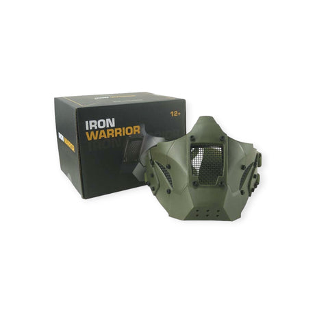 kombat uk iron warrior tactical airsoft mask olive green