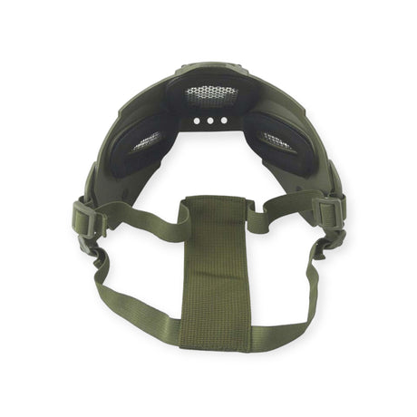 kombat uk iron warrior tactical airsoft mask olive green