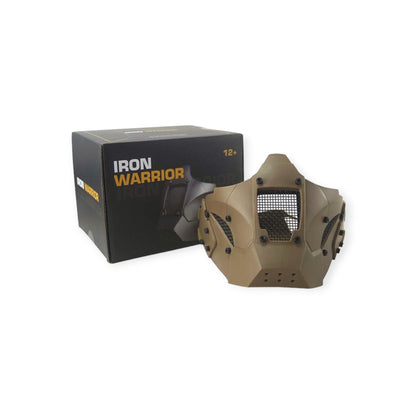 kombat uk iron warrior tactical airsoft mask desert