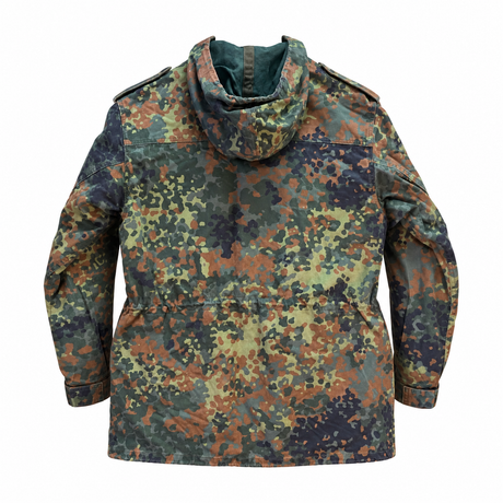 German Army Flecktarn Parka rear view
