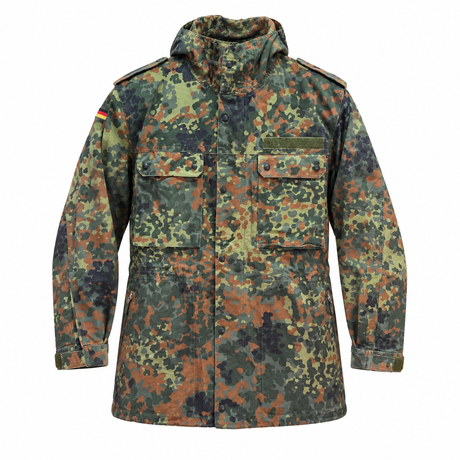 German Army Flecktarn Parka front view