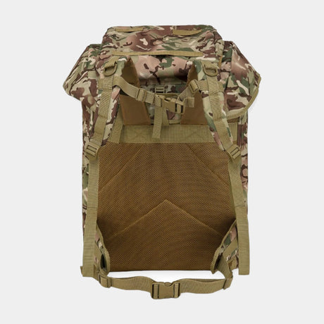 Kombat UK Airborne BTP Camouflage Military Bergen with MOLLE adjustible straps intended for military and outdoor use