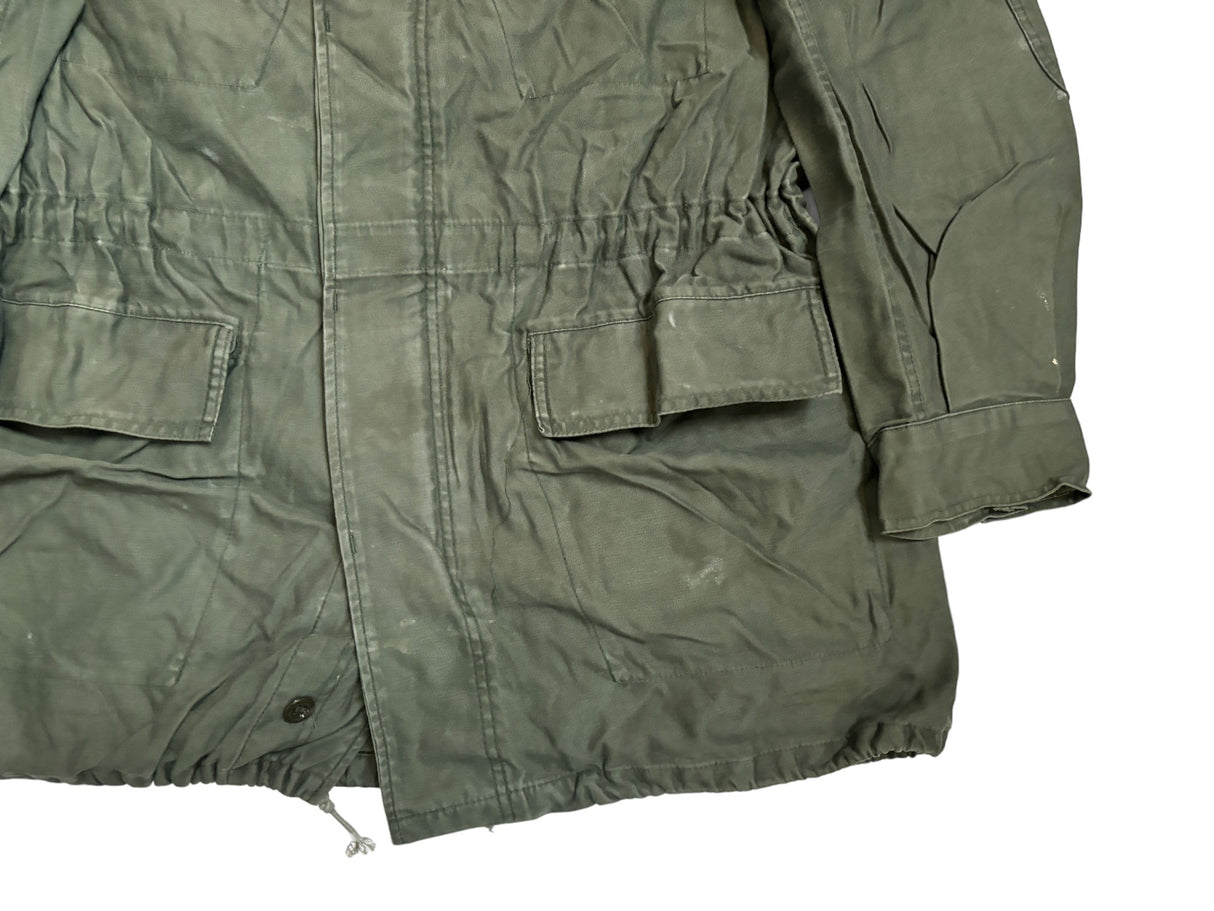 Genuine Belgian Army Ripstop Combat Field Jacket in Olive Green Colour