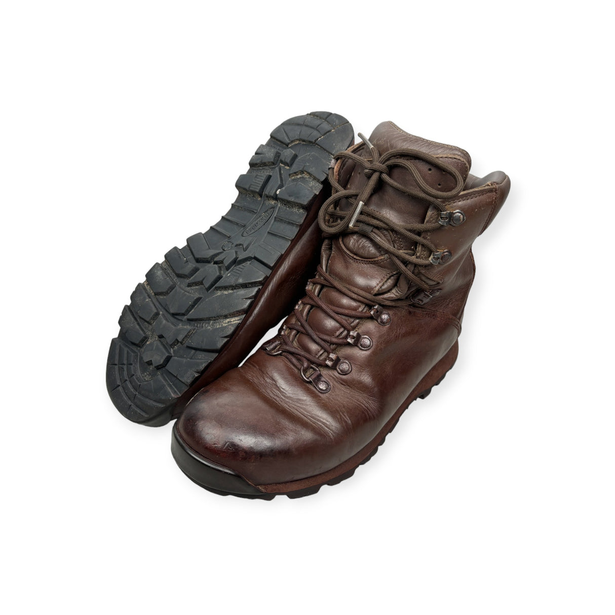 british army issue brown iturri combat boots - patrol footwear