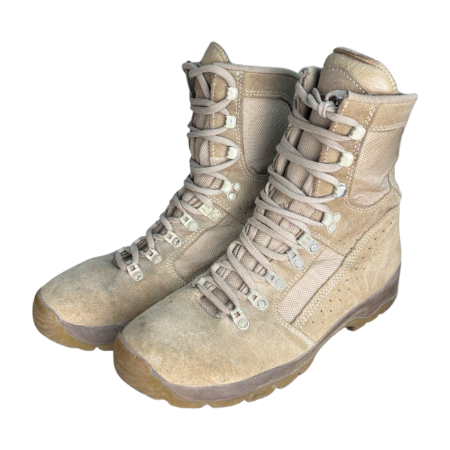 british army issue MIENDL Desert Suede Beige combat Boots