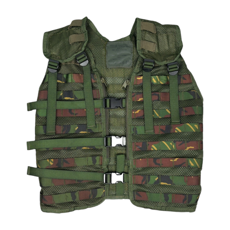 Genuine Dutch Army DPM Woodland Camouflage Military MOLLE Webbing Tactical Vest