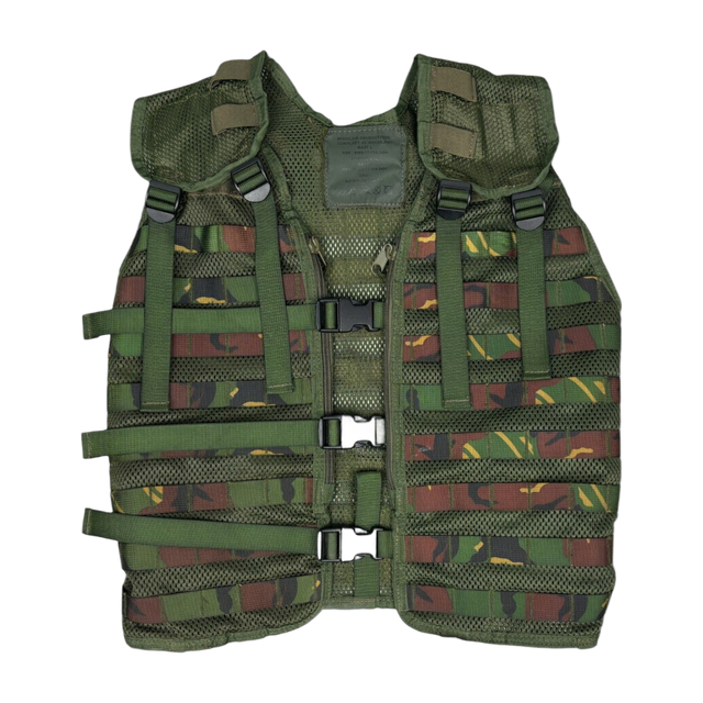 Genuine Dutch Army DPM Woodland Camouflage Military MOLLE Webbing Tactical Vest