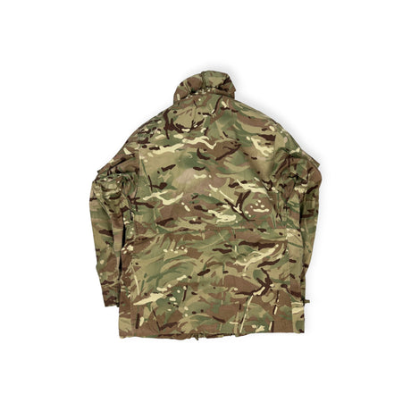 British Army Issue MTP Windproof Smock with multicam camouflage olive green camo pattern