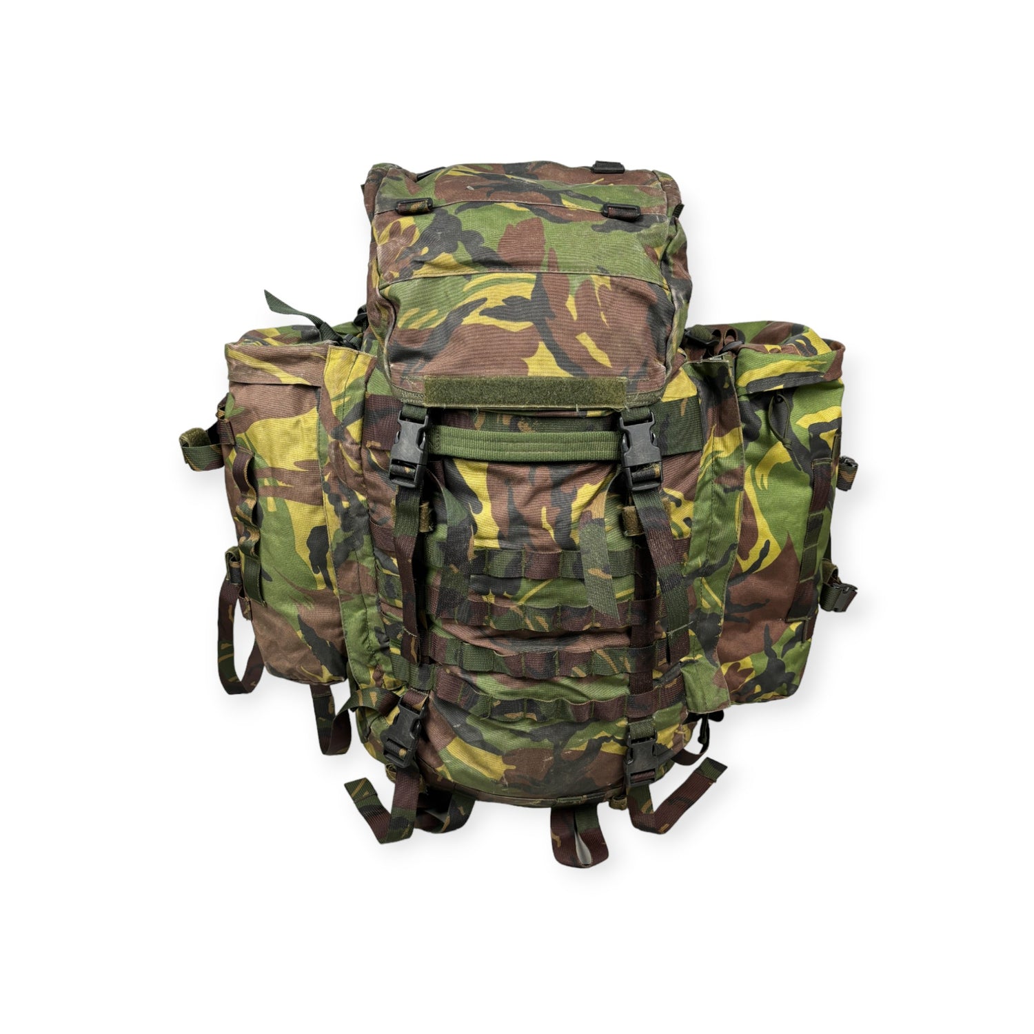 Dutch Army DPM Camo 60L Bergen with Side Pockets Raid Supply UK