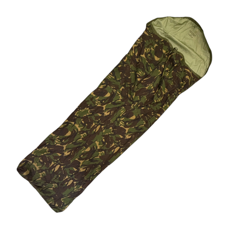 british army issue DPM Woodland camouflage bivi bag waterproof sleeping cover bivvy