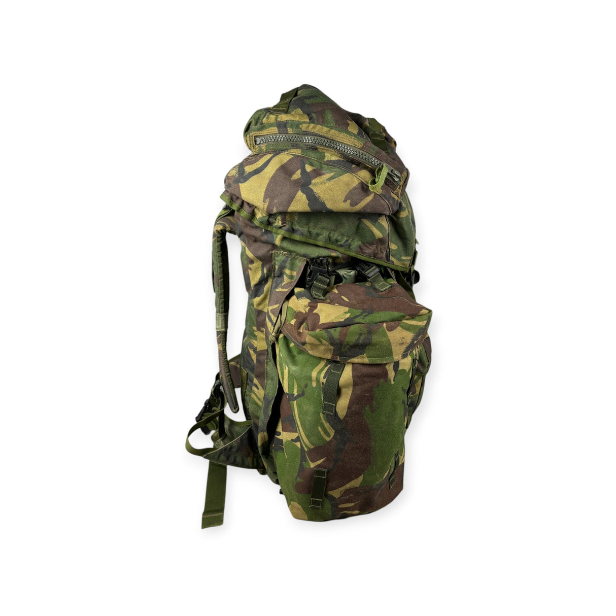 british army issue dpm bergen rucksack with side pockets