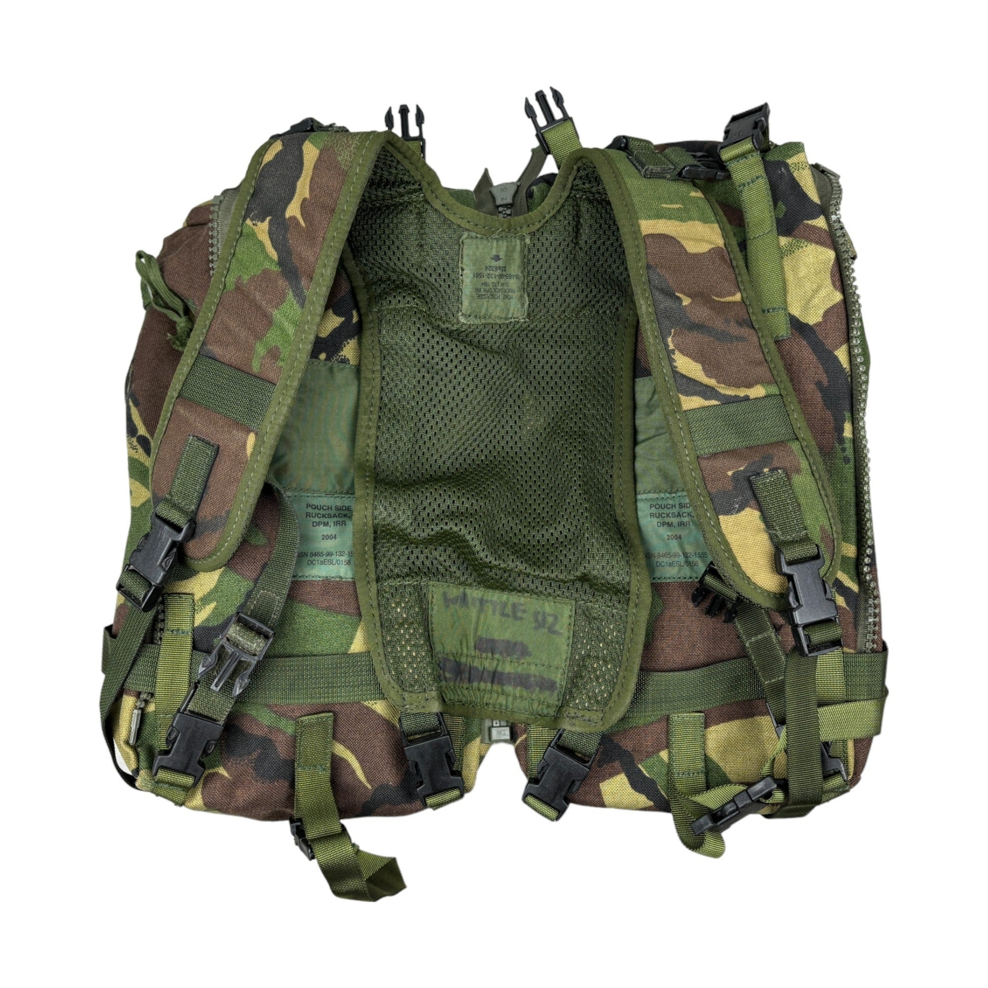 British Army DPM Bergen Yoke 20L Daysack Rucksack Raid Supply UK