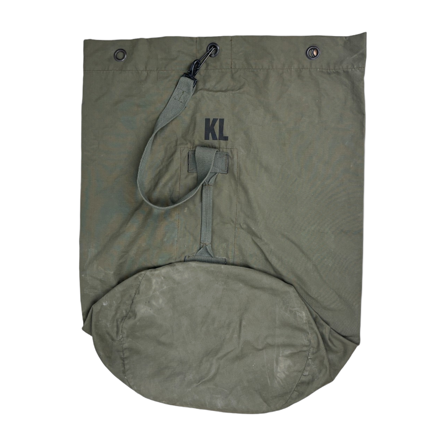 genuine dutch army large grey kit bag heavy duty canvas 80 litre holdall carry bag sea sack