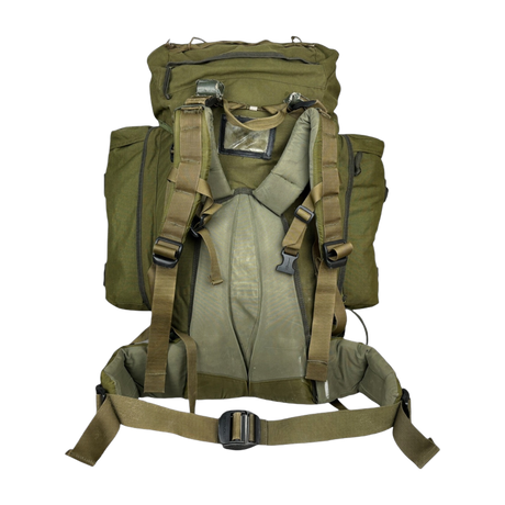 Genuine Military Issue 90 litre Berghaus Crusader Rucksack Bergen with 20 litre side pockets